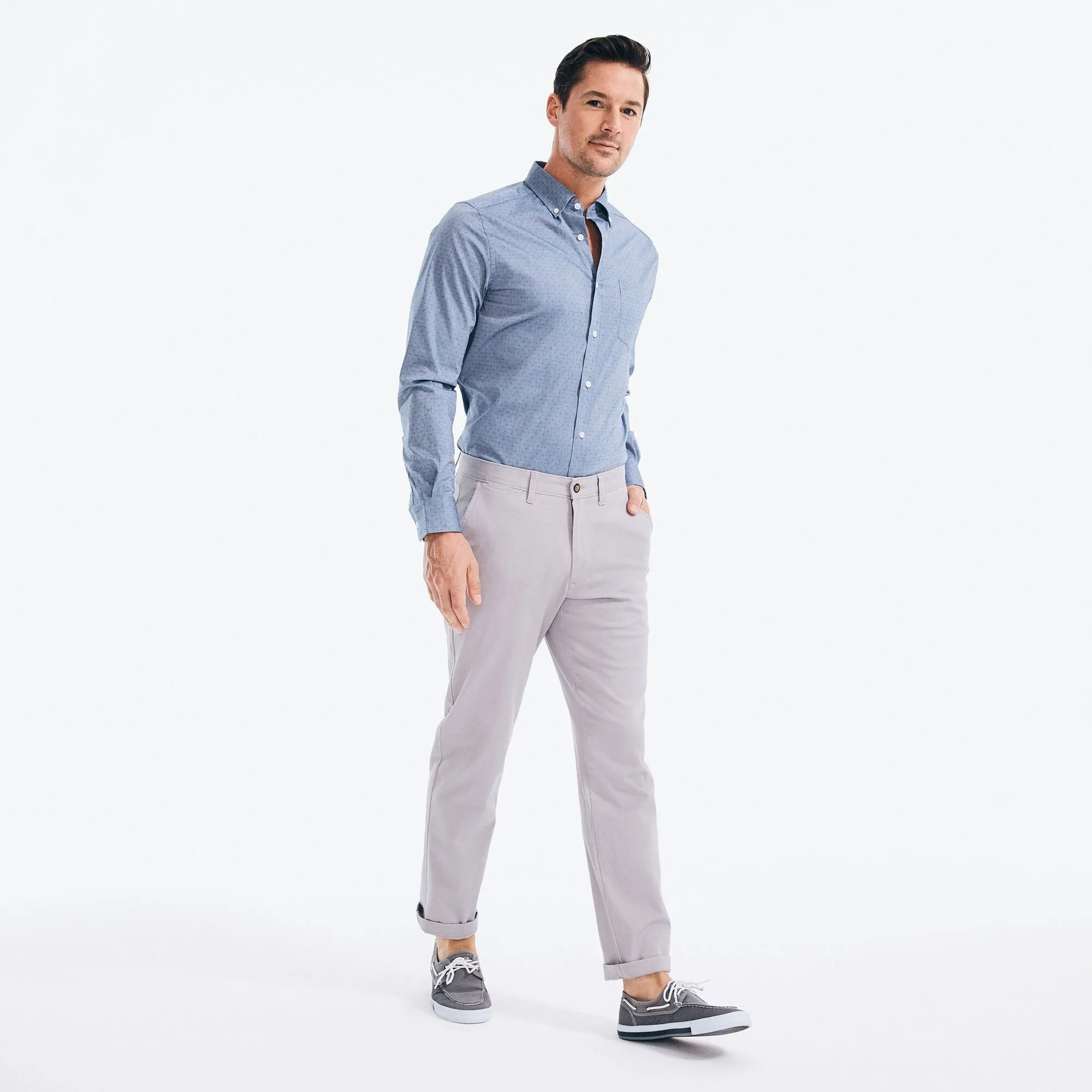 Nautica Mens Classic Fit Twill Pant