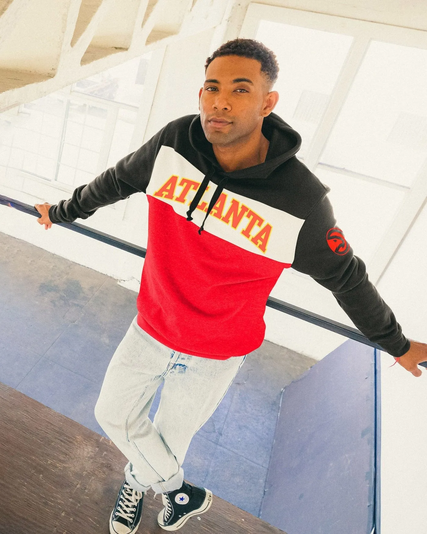NBA Atlanta Hawks Colorblock Hoodie