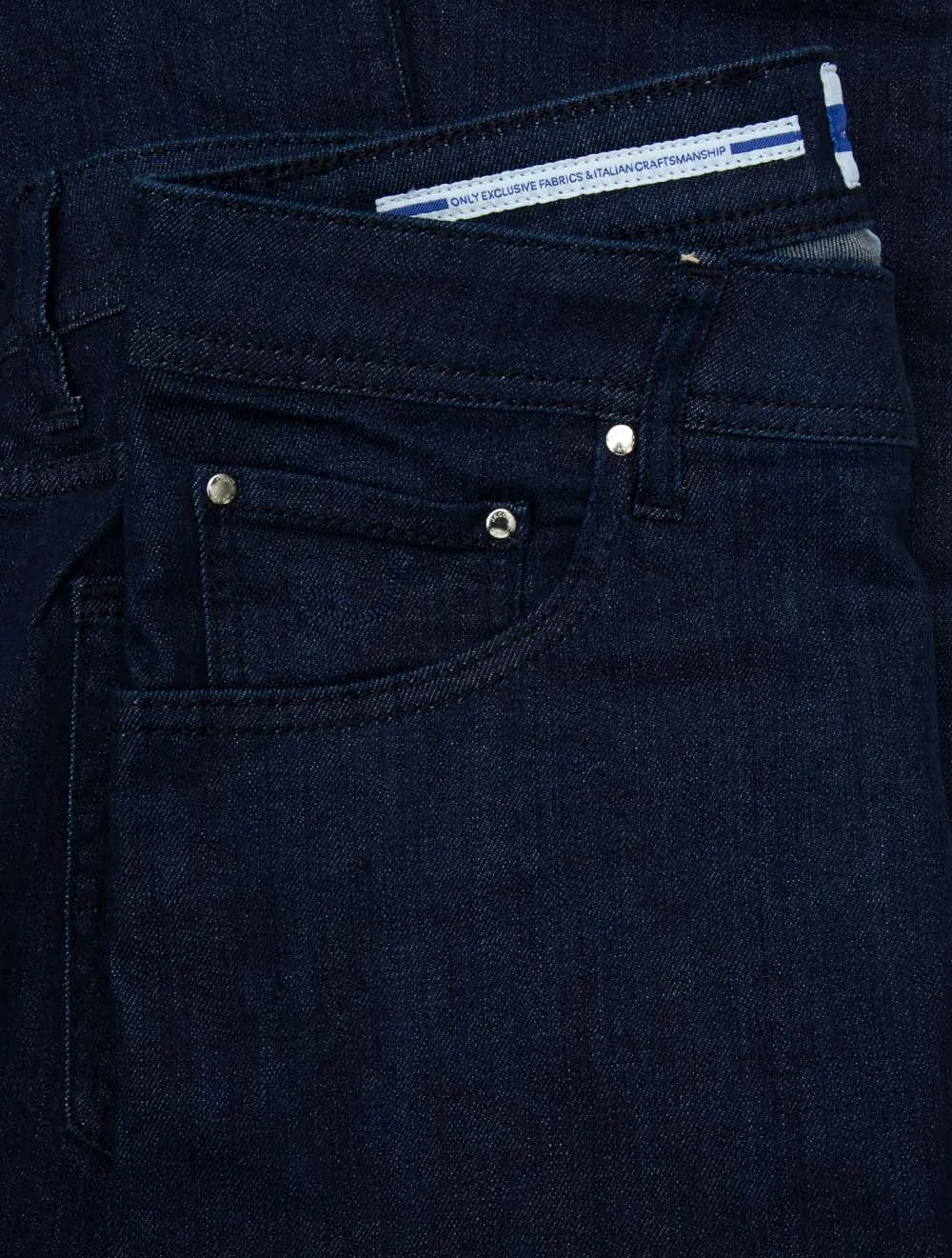 Nick Super Stretch 5 Pocket Jeans Navy