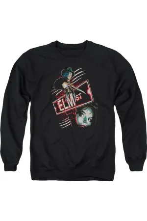 Nightmare On Elm Street Elm St Adult Crewneck Sweatshirt