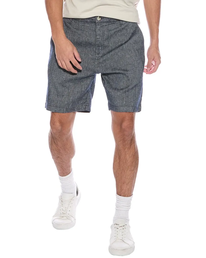 Onia Stretch Canvas Traveler Linen-Blend Short