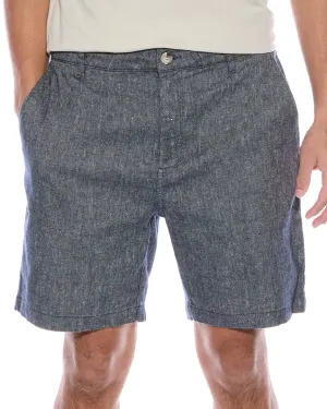 Onia Stretch Canvas Traveler Linen-Blend Short