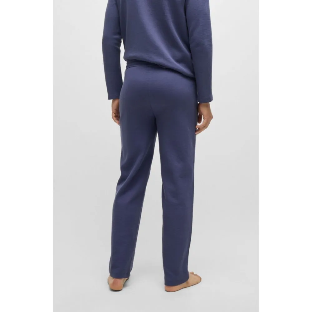Pajama bottoms with embroidered logo