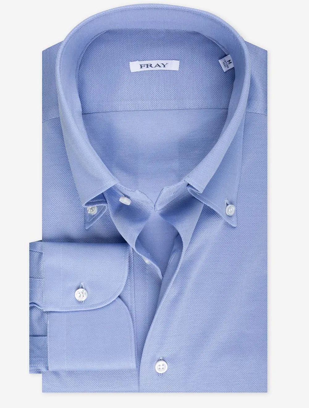 Pique Buttondown Shirt Blue