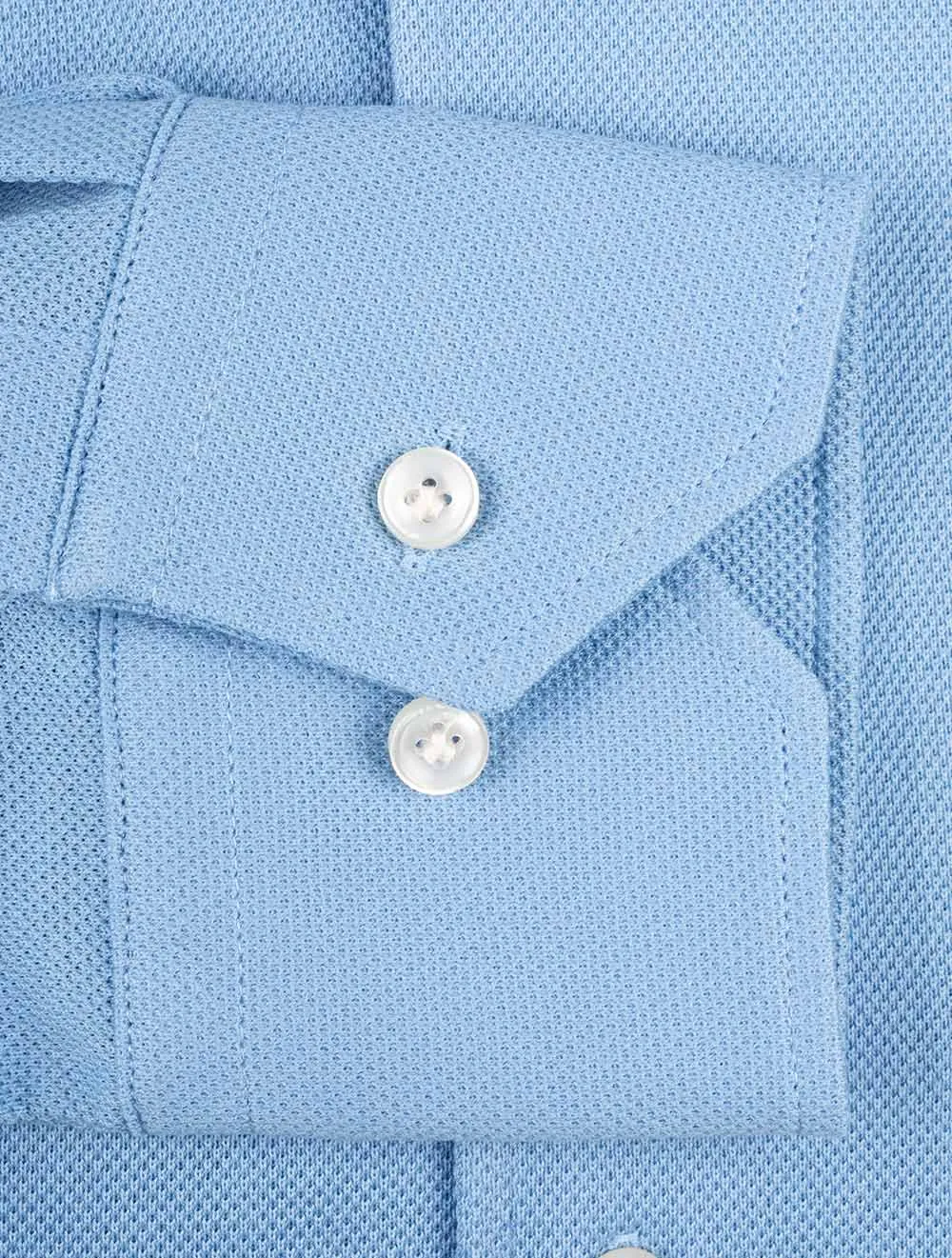 Pique Jersey Shirt Light Blue