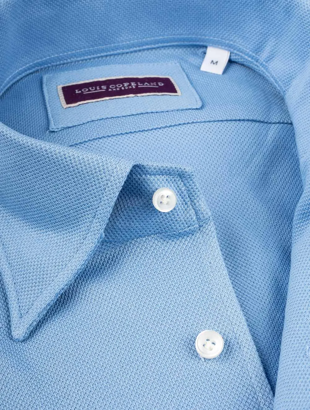 Pique Jersey Shirt Light Blue