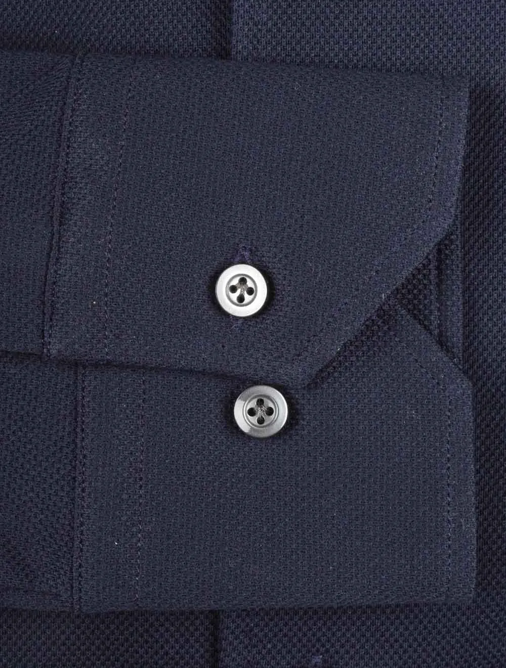Pique Jersey Shirt Navy