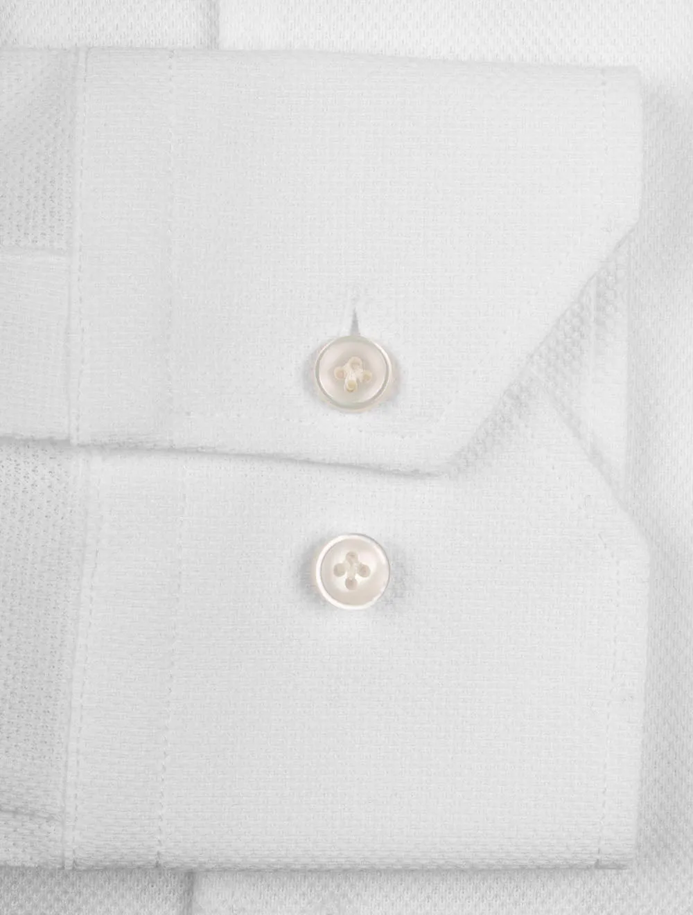 Pique Jersey Shirt White