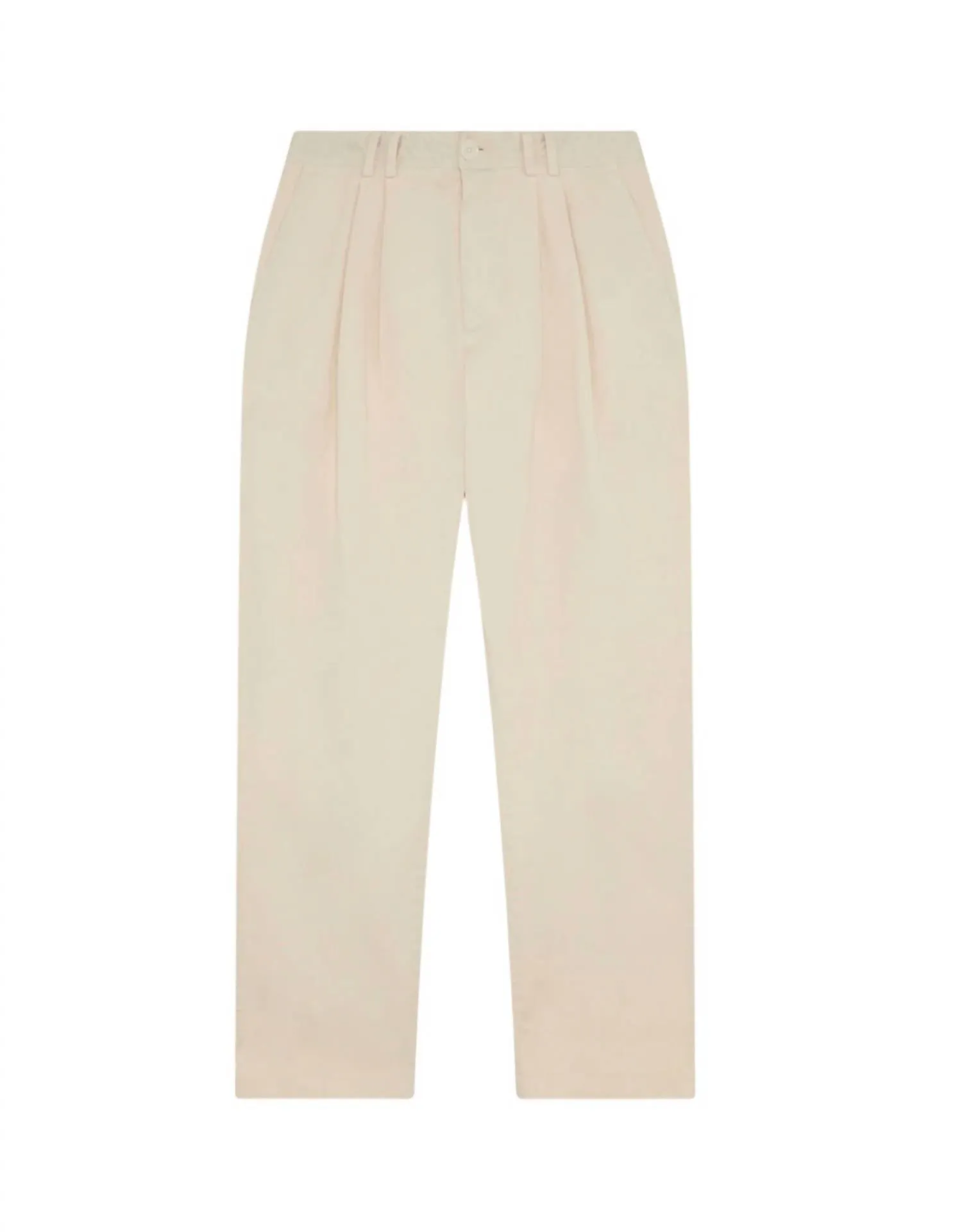 Pleat Trouser In Sand