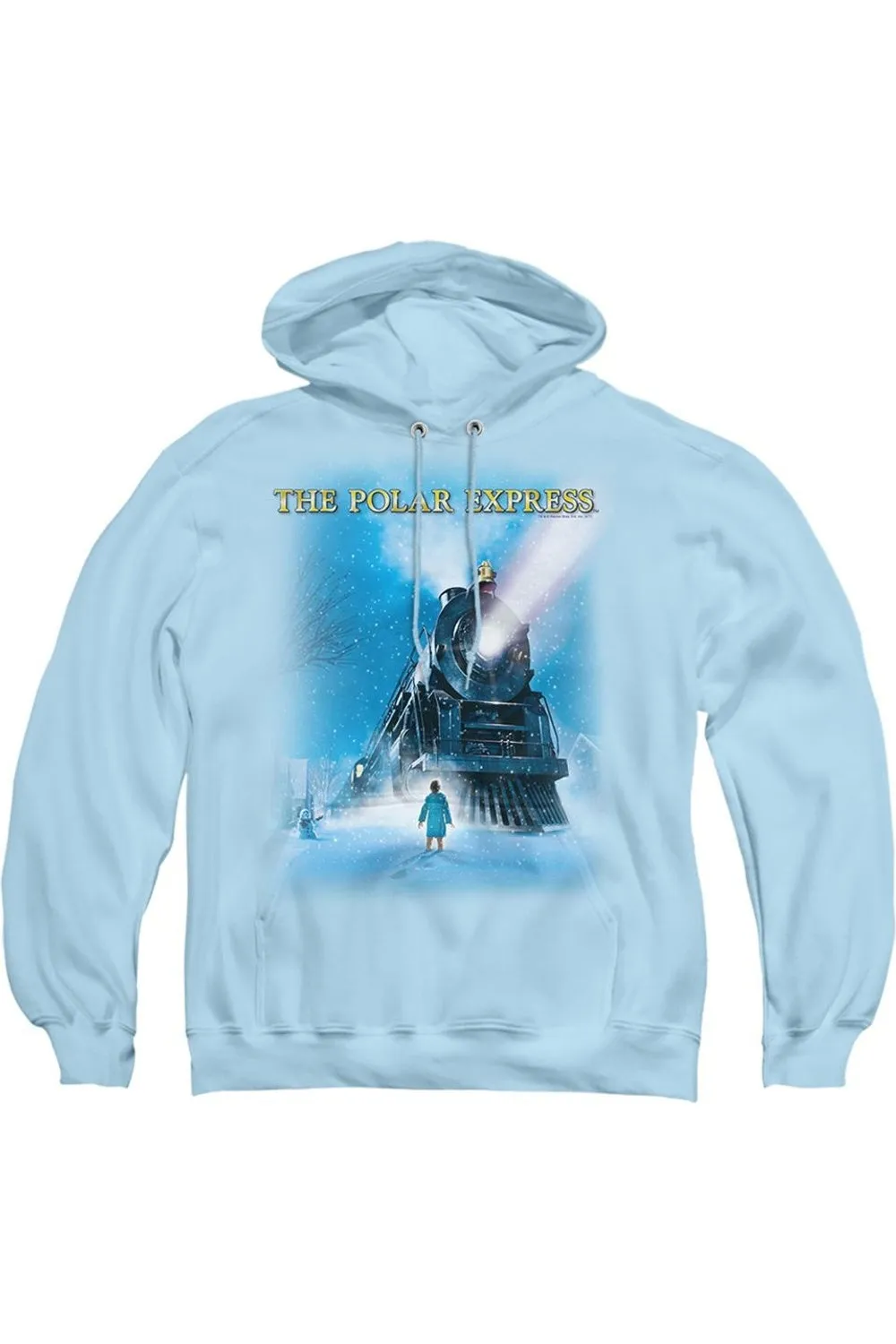 Polar Express Big Train Adult Pull Over Hoodie / Hooded Sweatshirt
