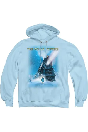 Polar Express Big Train Adult Pull Over Hoodie / Hooded Sweatshirt