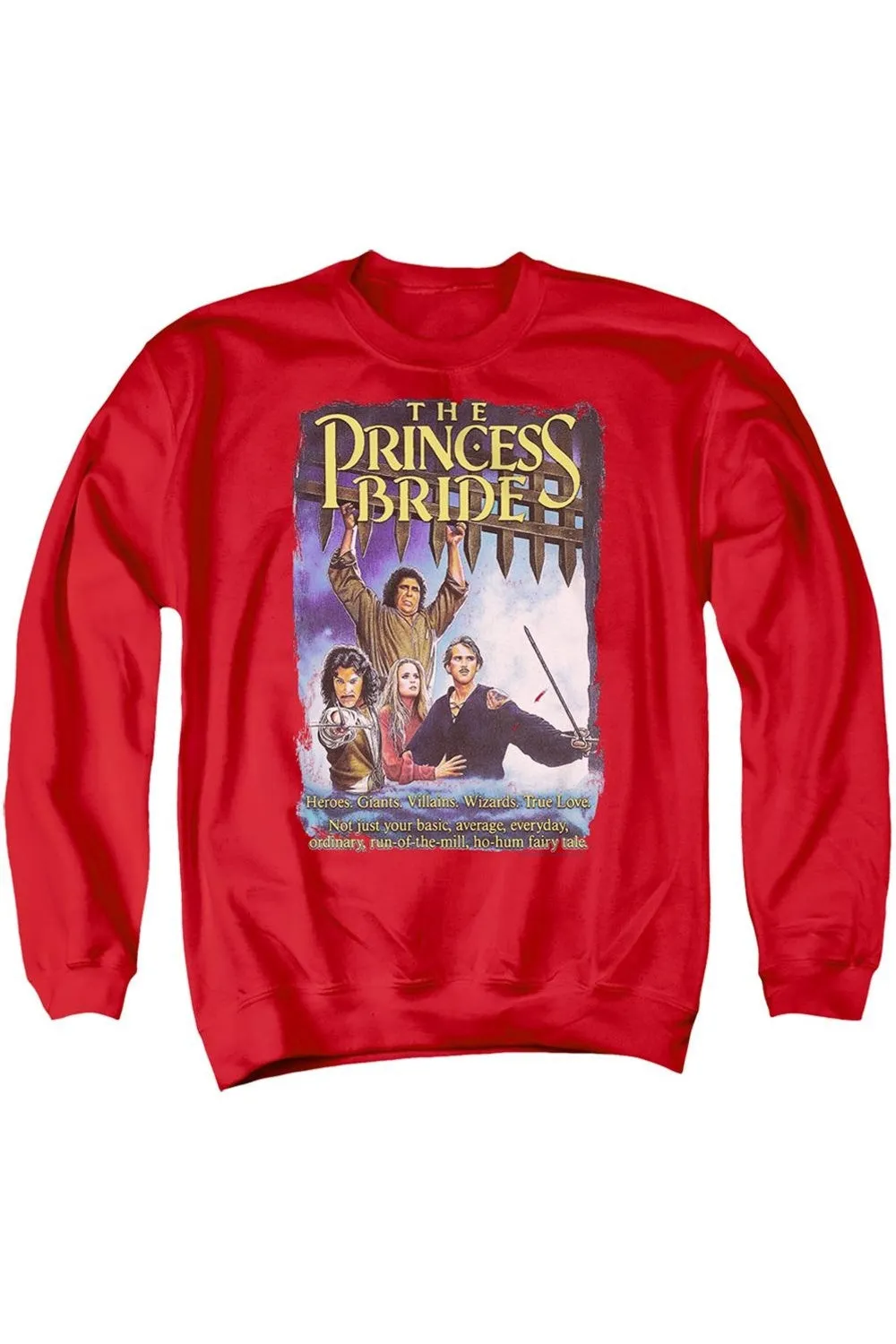 Princess Bride Alt Poster Adult Crewneck Sweatshirt