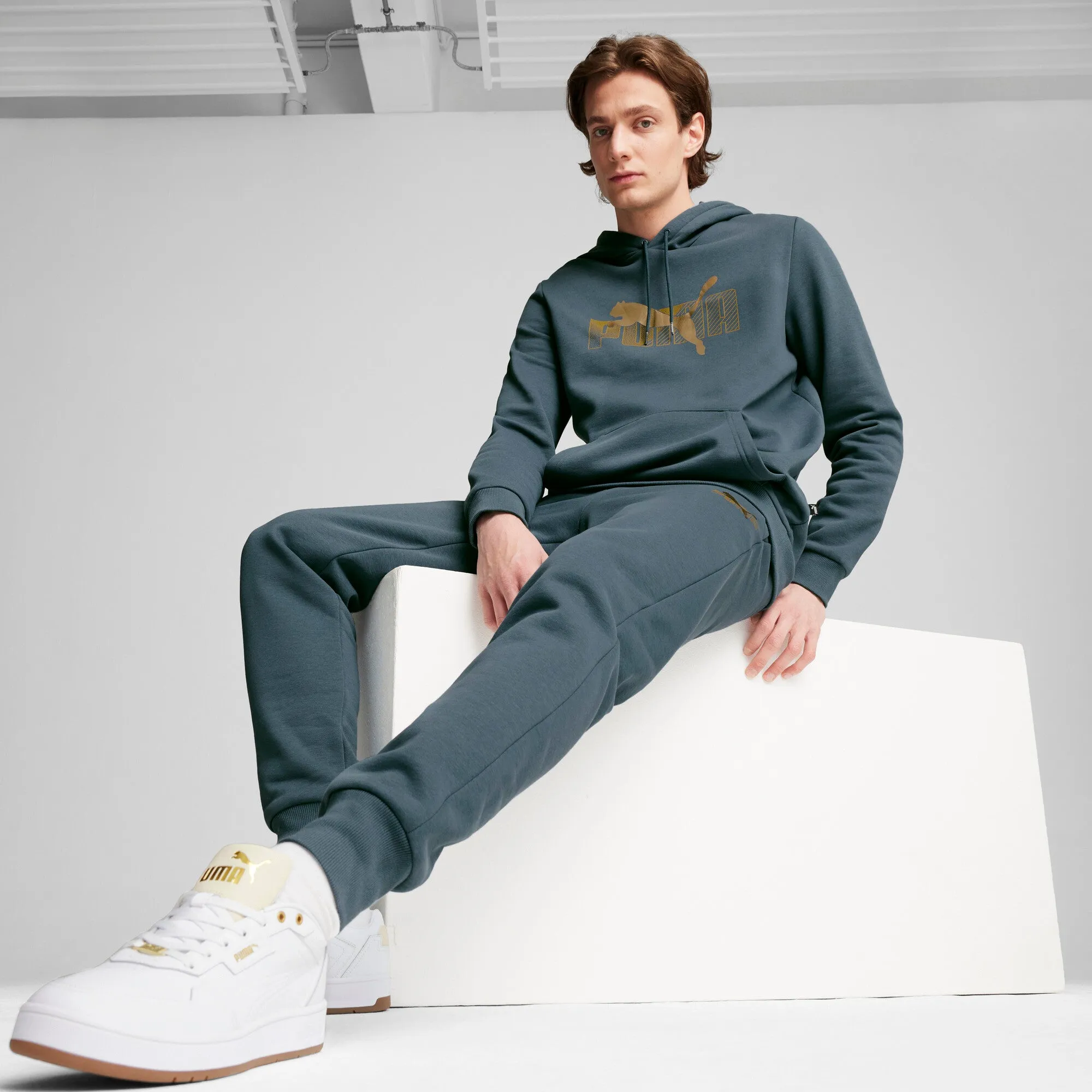 PUMA Men's ESS  LOGO LAB Hoodie