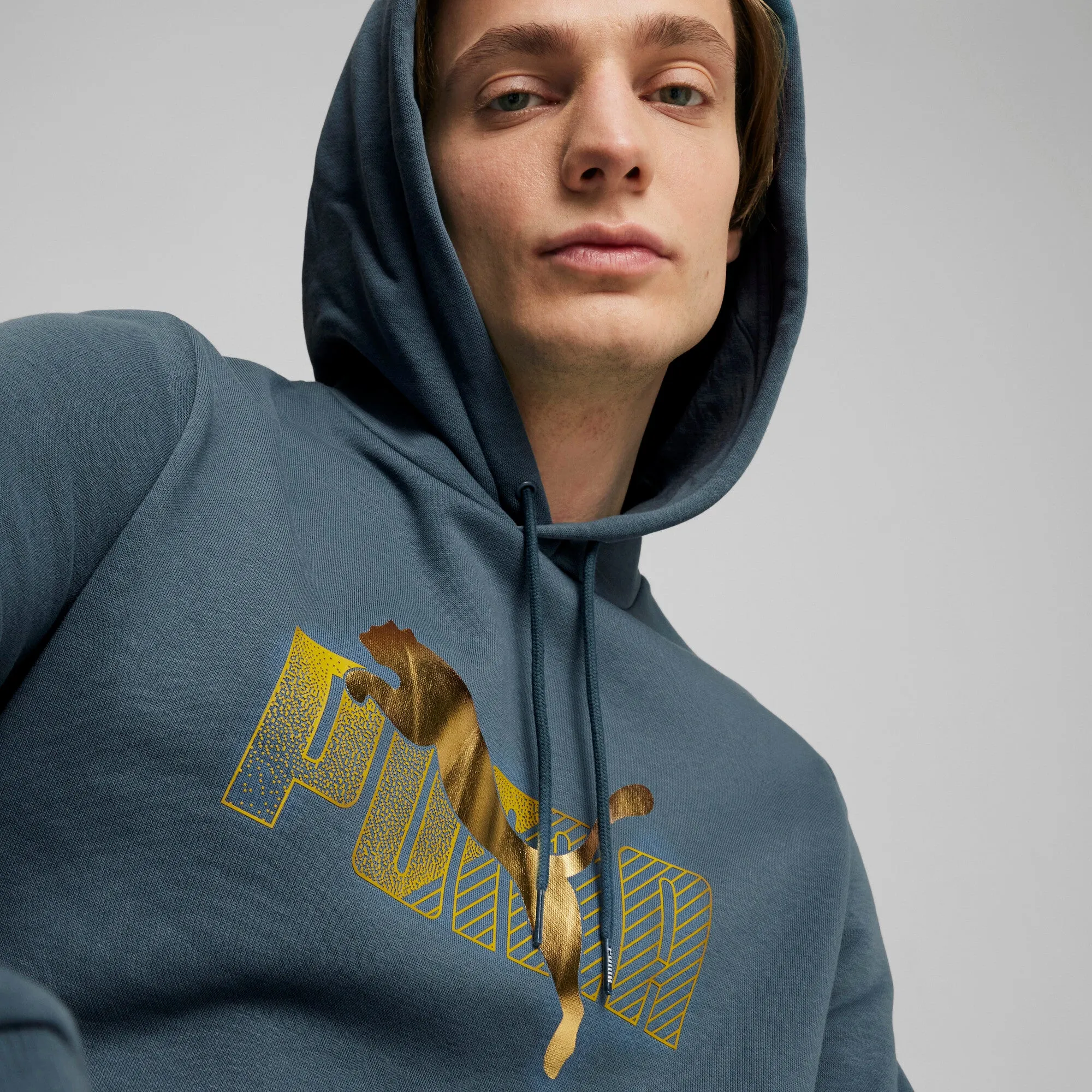 PUMA Men's ESS  LOGO LAB Hoodie