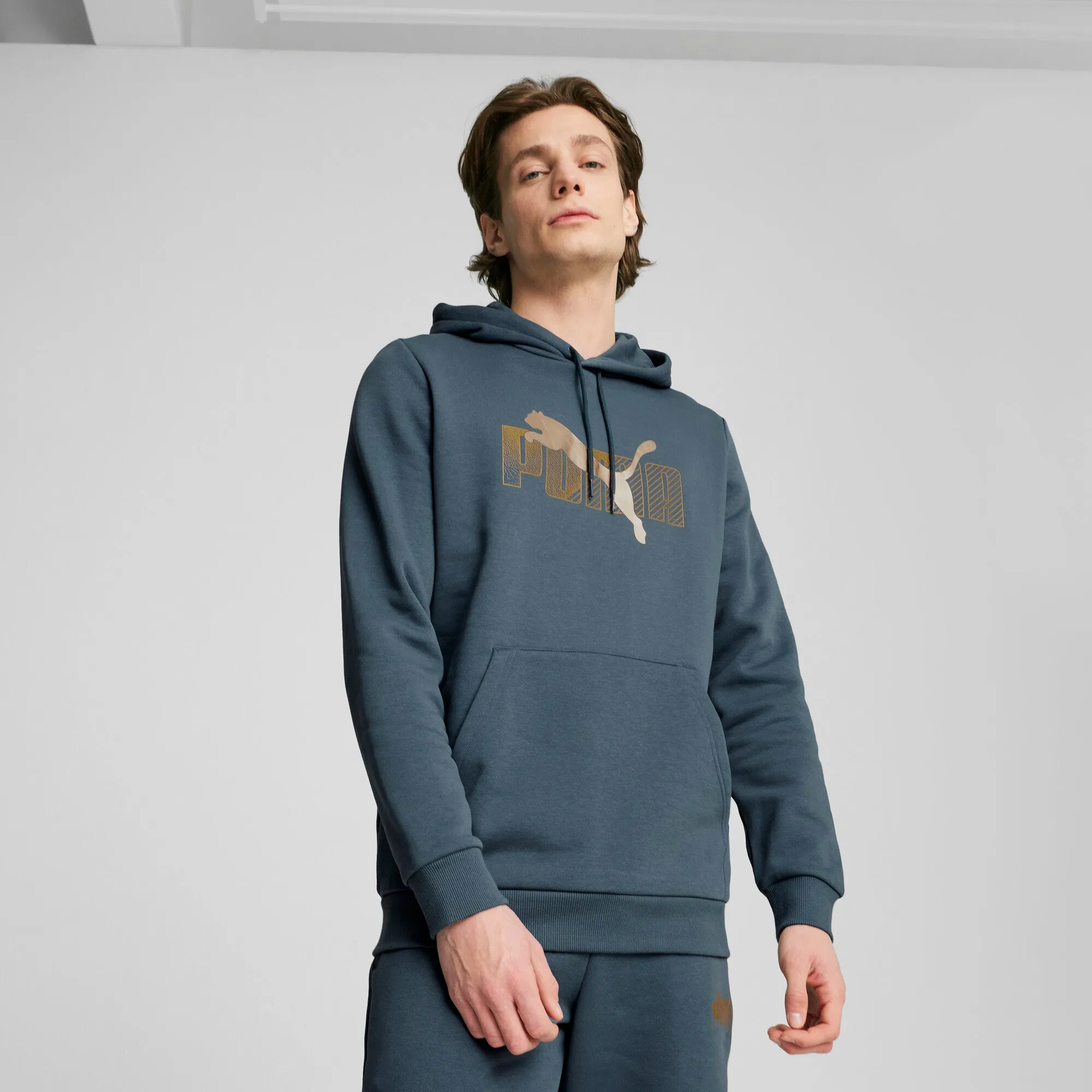 PUMA Men's ESS  LOGO LAB Hoodie
