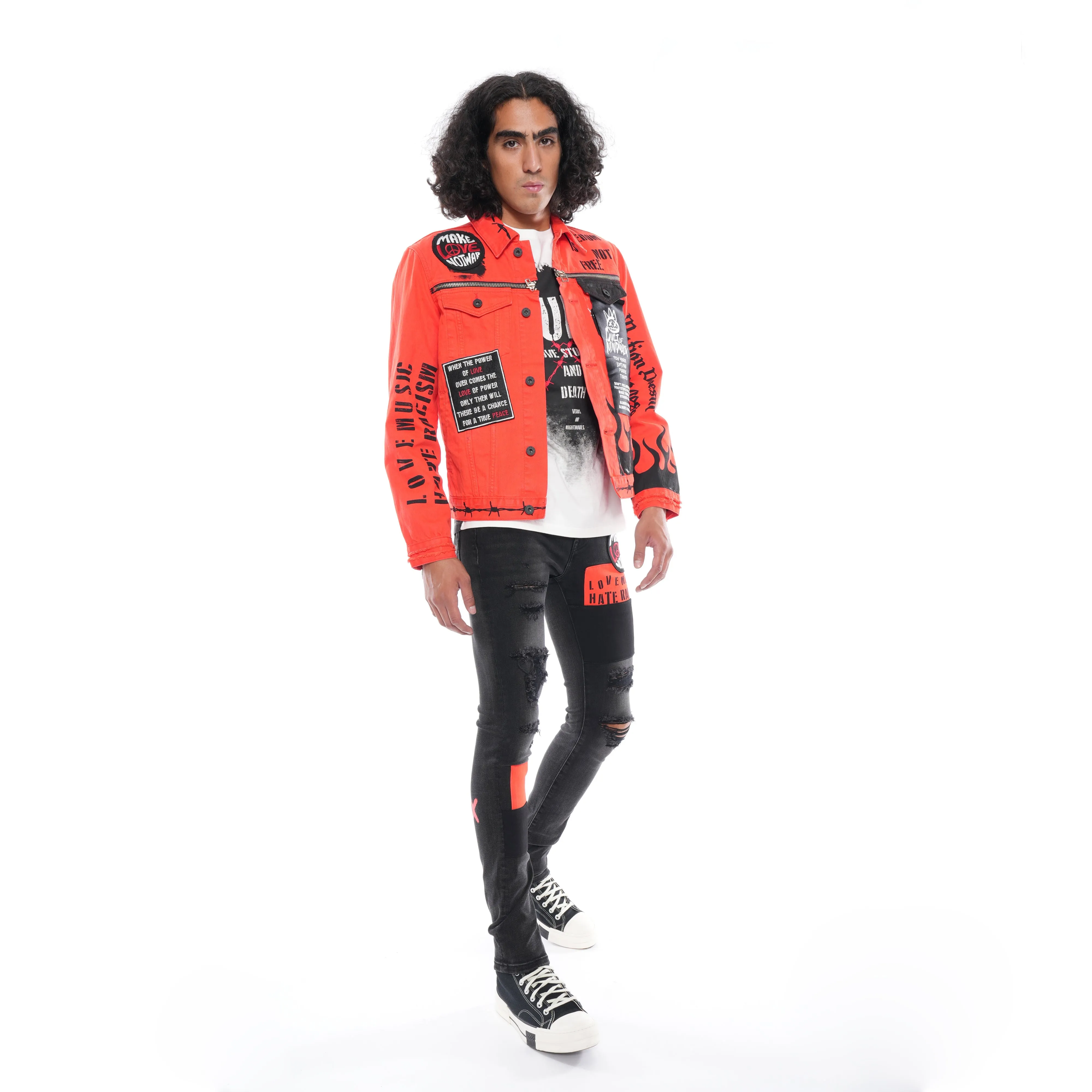 PUNK SUPER SKINNY IN BLACK