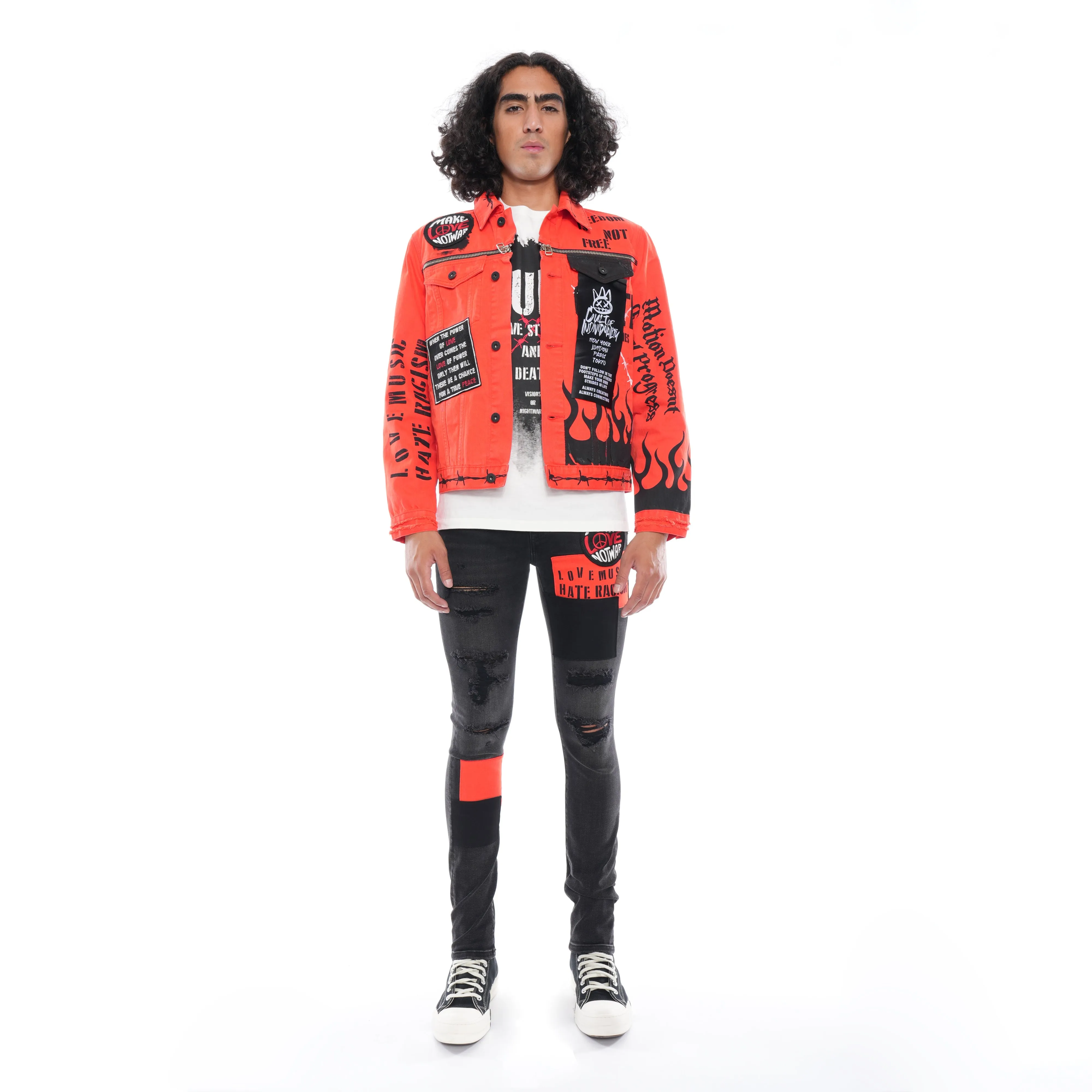 PUNK SUPER SKINNY IN BLACK