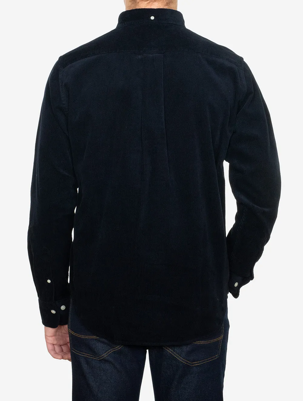 Regular Corduroy Shirt Evening Blue