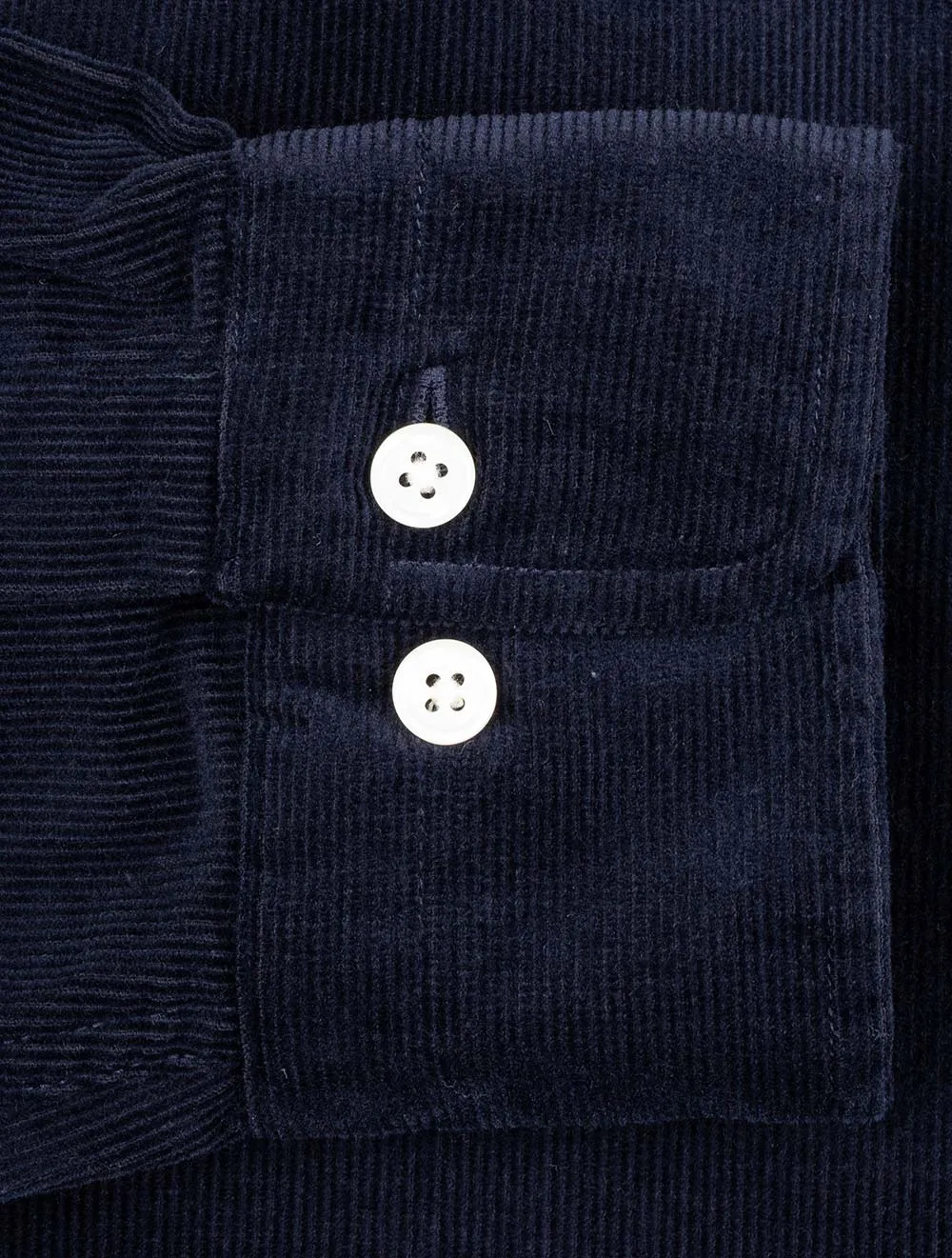 Regular Corduroy Shirt Evening Blue