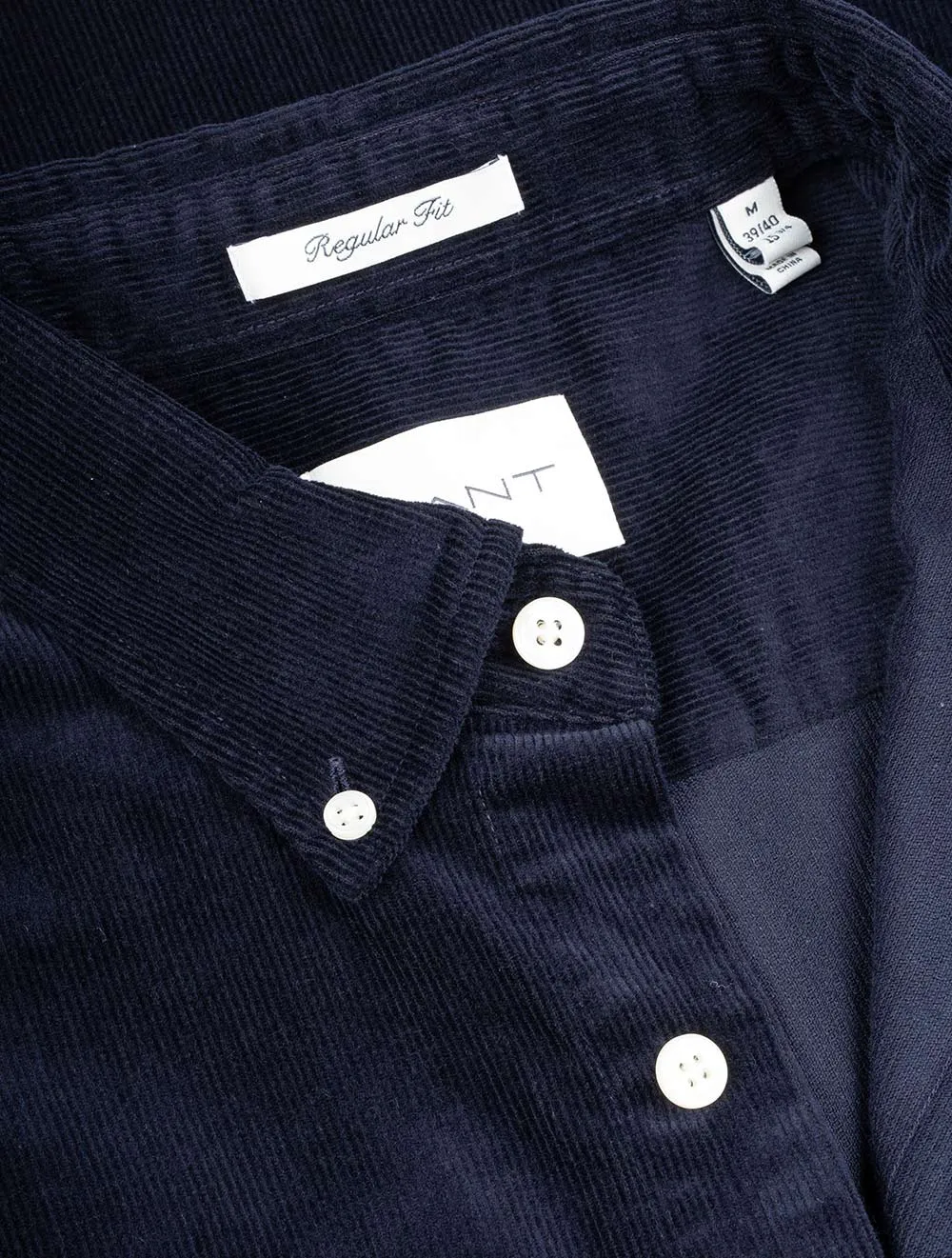 Regular Corduroy Shirt Evening Blue