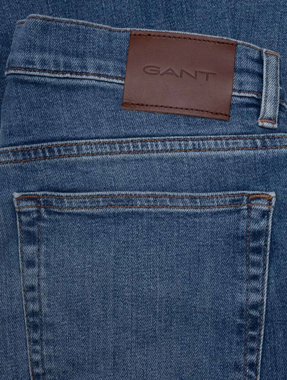 Regular Fit Jeans Mid Blue Worn In