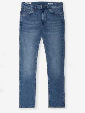 Regular Fit Jeans Mid Blue Worn In