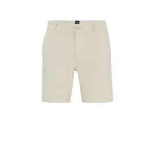Regular-fit regular-rise shorts in stretch cotton