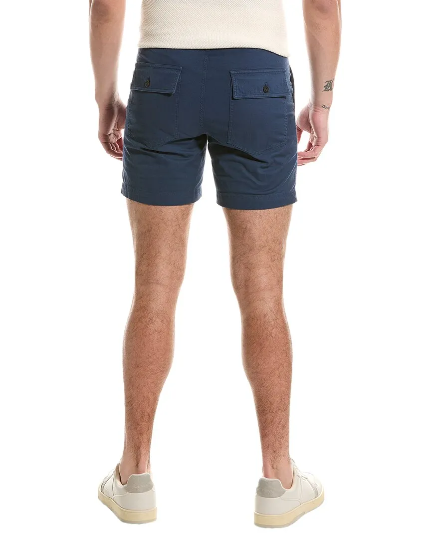 Robert Talbott Anderson Linen-Blend Drawstring Short