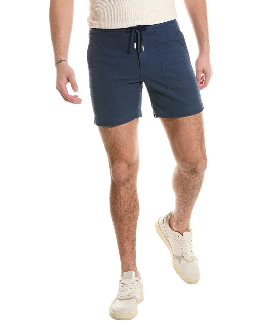 Robert Talbott Anderson Linen-Blend Drawstring Short