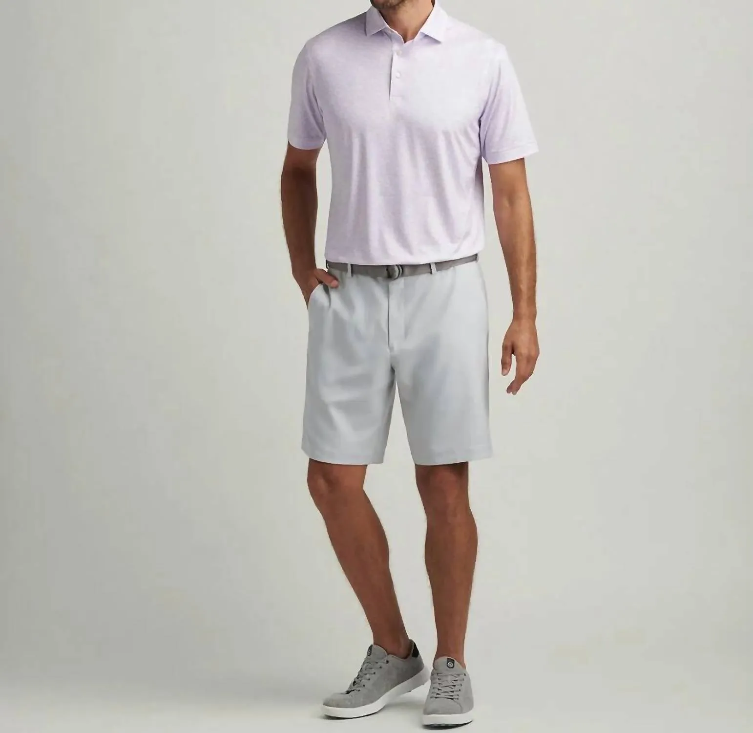 Salem Performance Short In British Gray