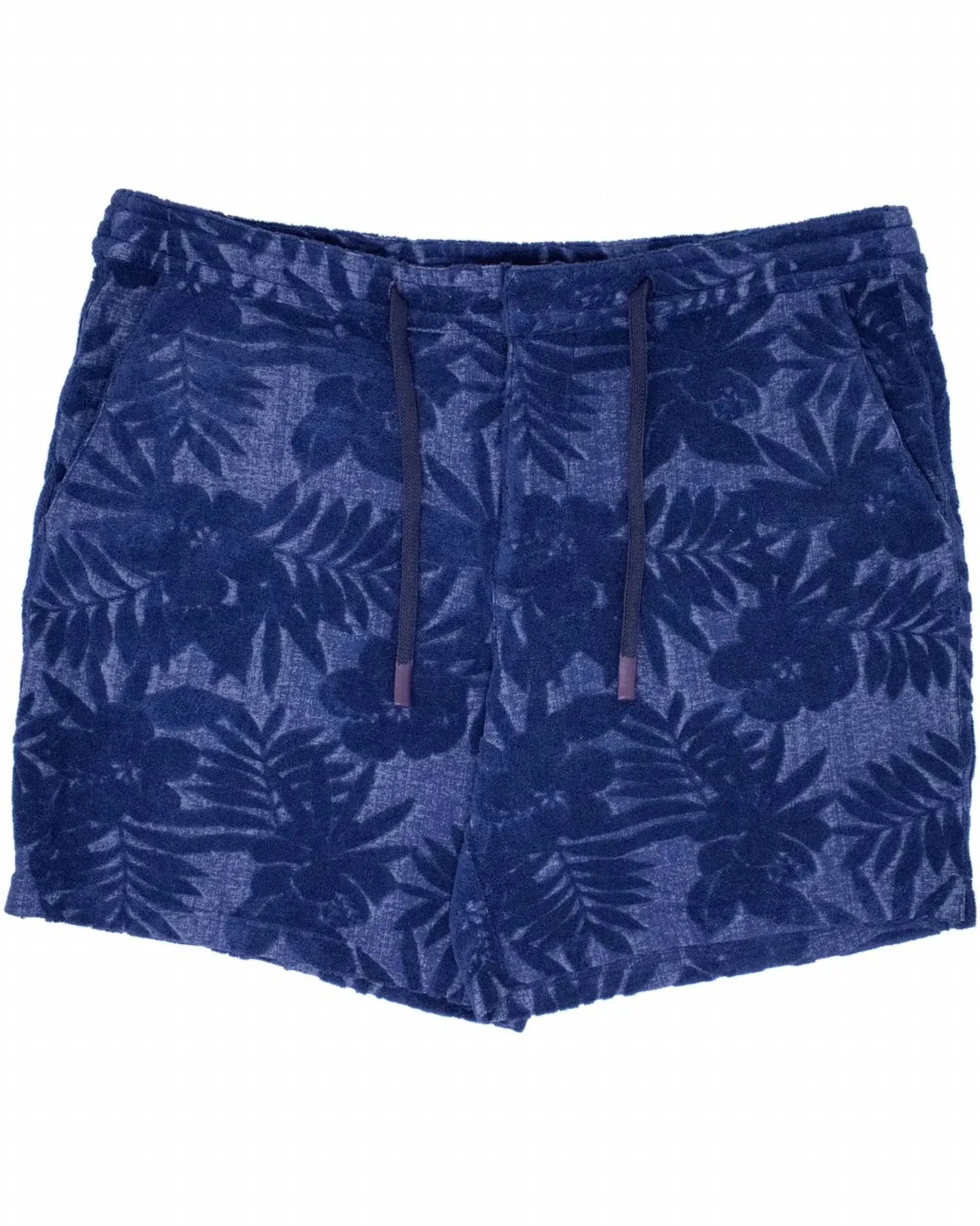 Sam Farm Floral Towel Short In Navy