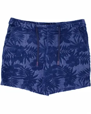 Sam Farm Floral Towel Short In Navy
