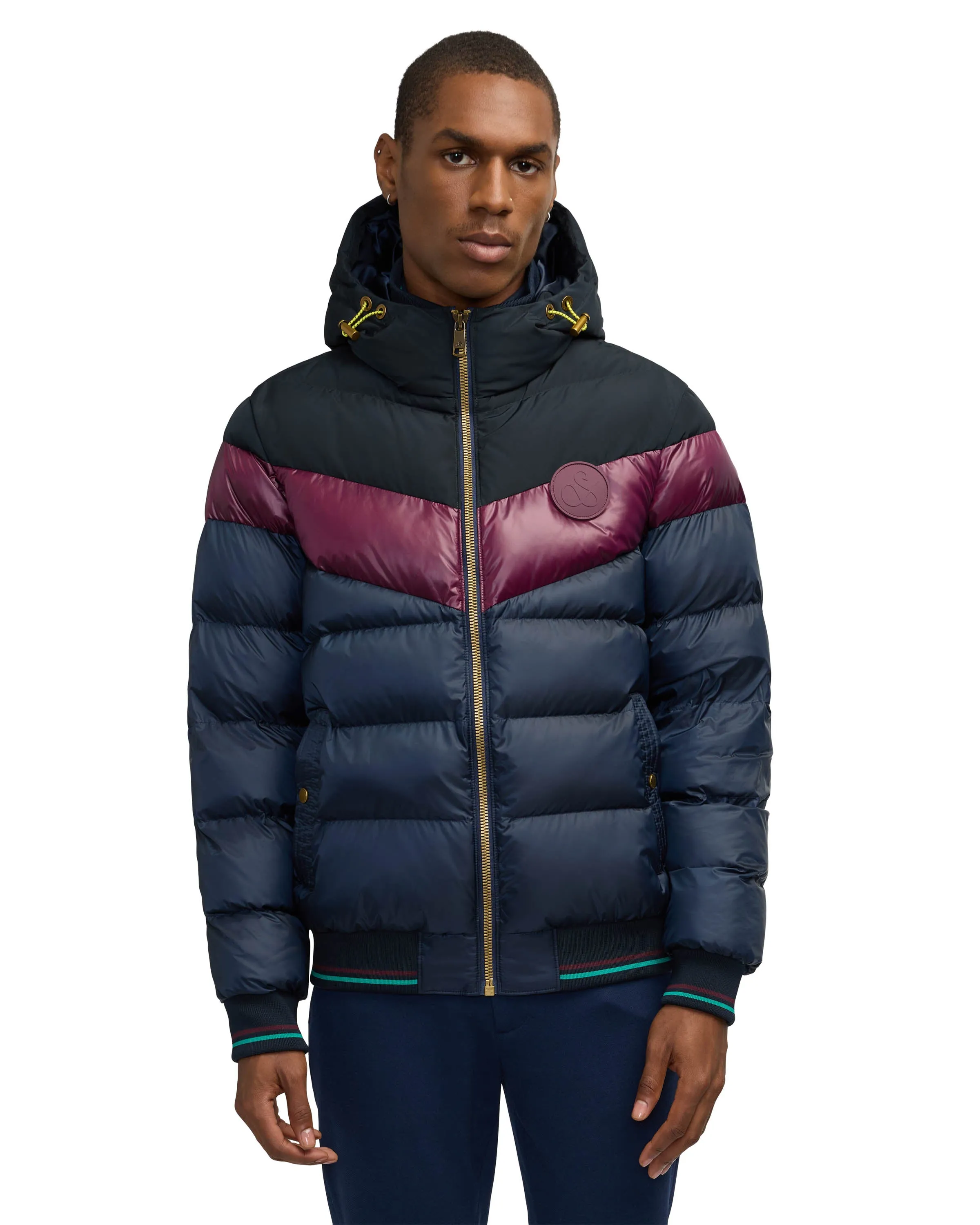 Scotch & Soda Men's Kilyo Light Weight Padded Jacket With Contrast Detail