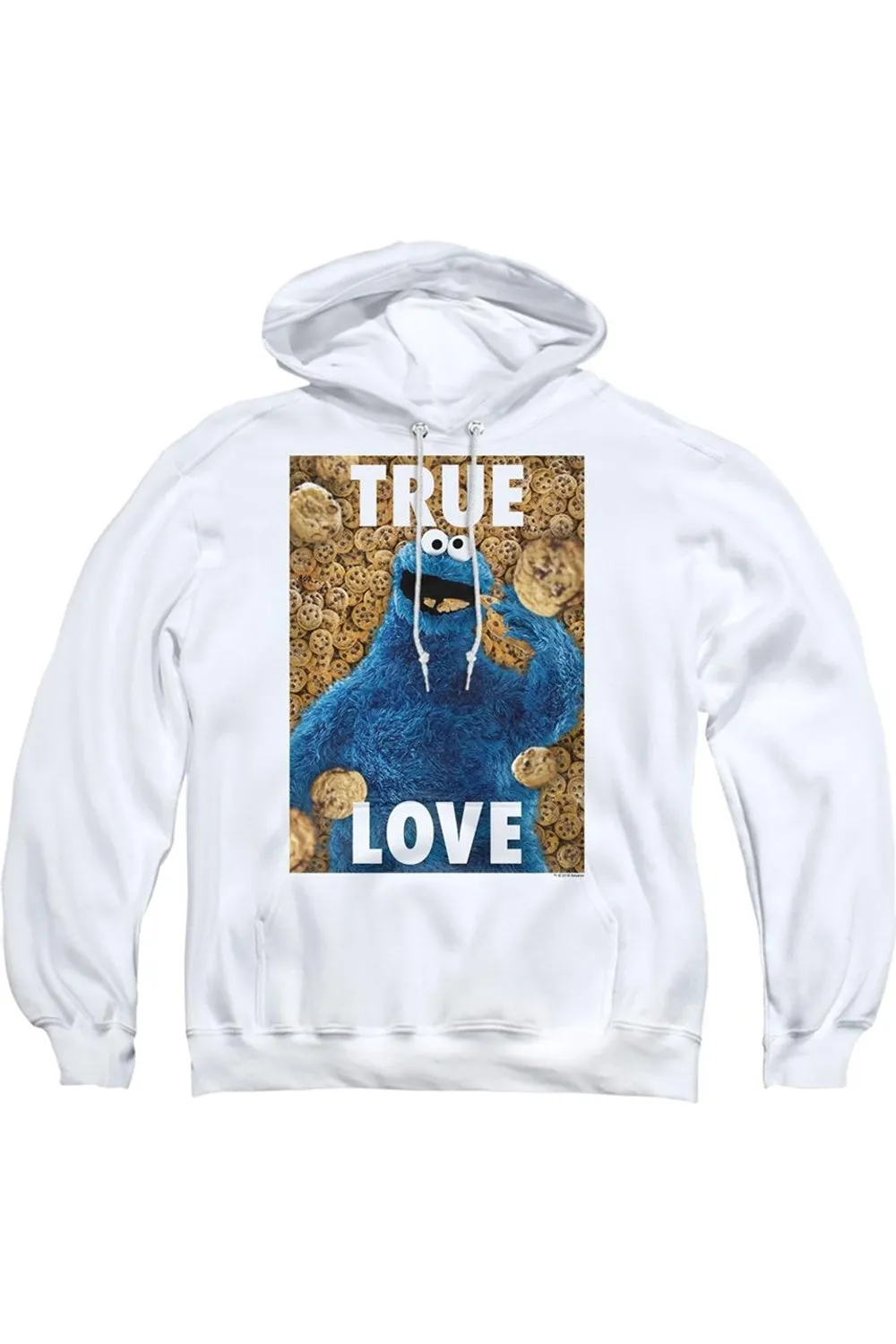 Sesame Street Beautiful Cookies Adult Pull Over Hoodie