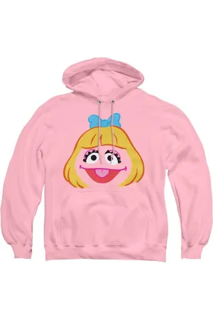 Sesame Street Prairie Dawn Face Adult Pull Over Hoodie