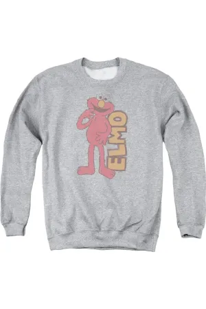 Sesame Street Vintage Elmo Adult Crewneck Sweatshirt