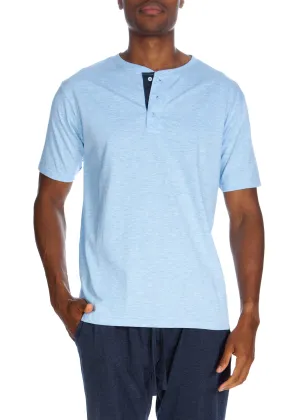 Short Sleeve 3 Button Henley