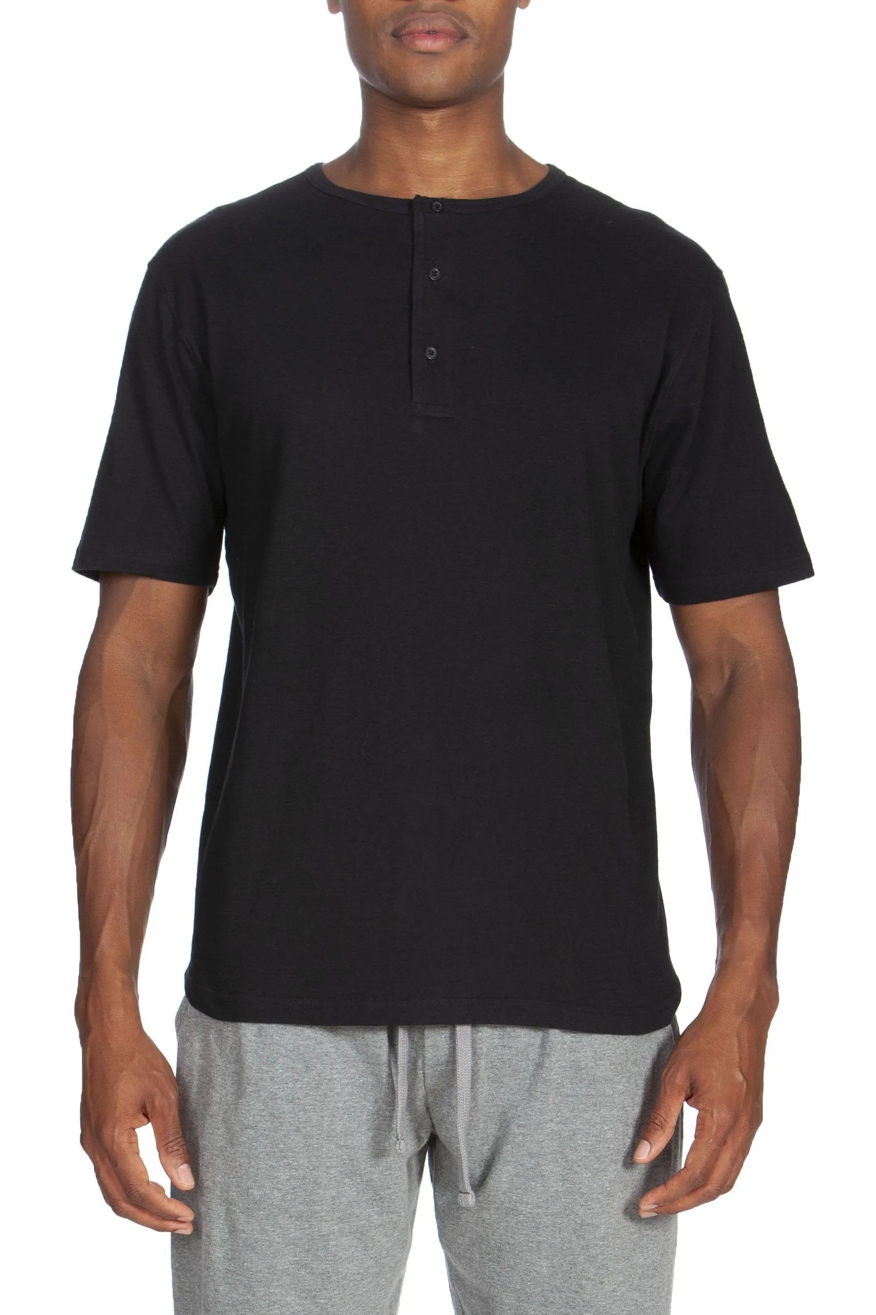 Short Sleeve Henley