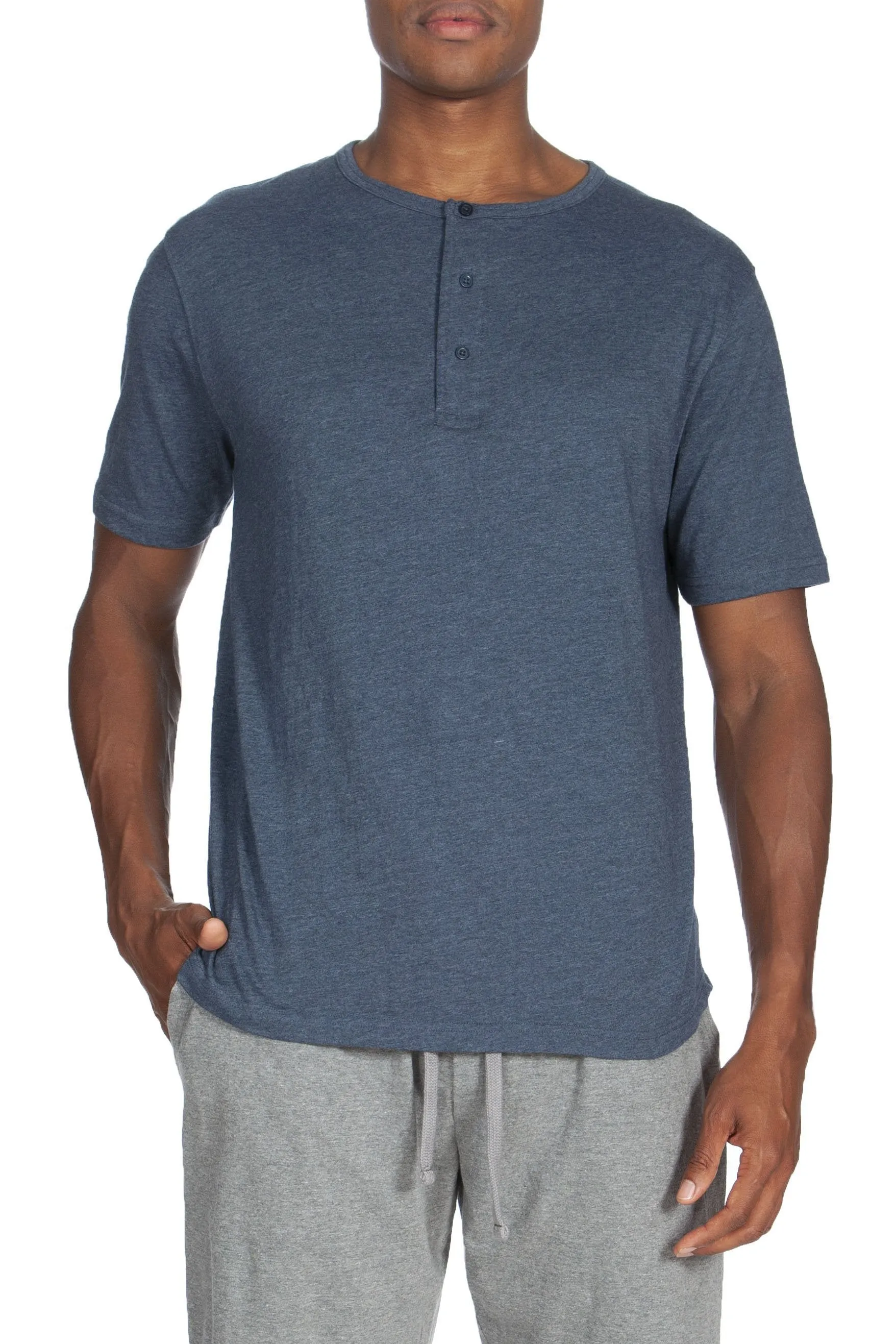 Short Sleeve Henley