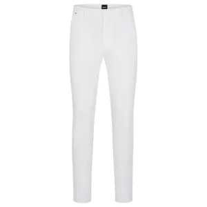 Slim-fit trousers in cotton