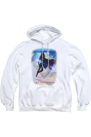 Supergirl Endless Sky Adult Pull Over Hoodie / Hooded Sweatshirt