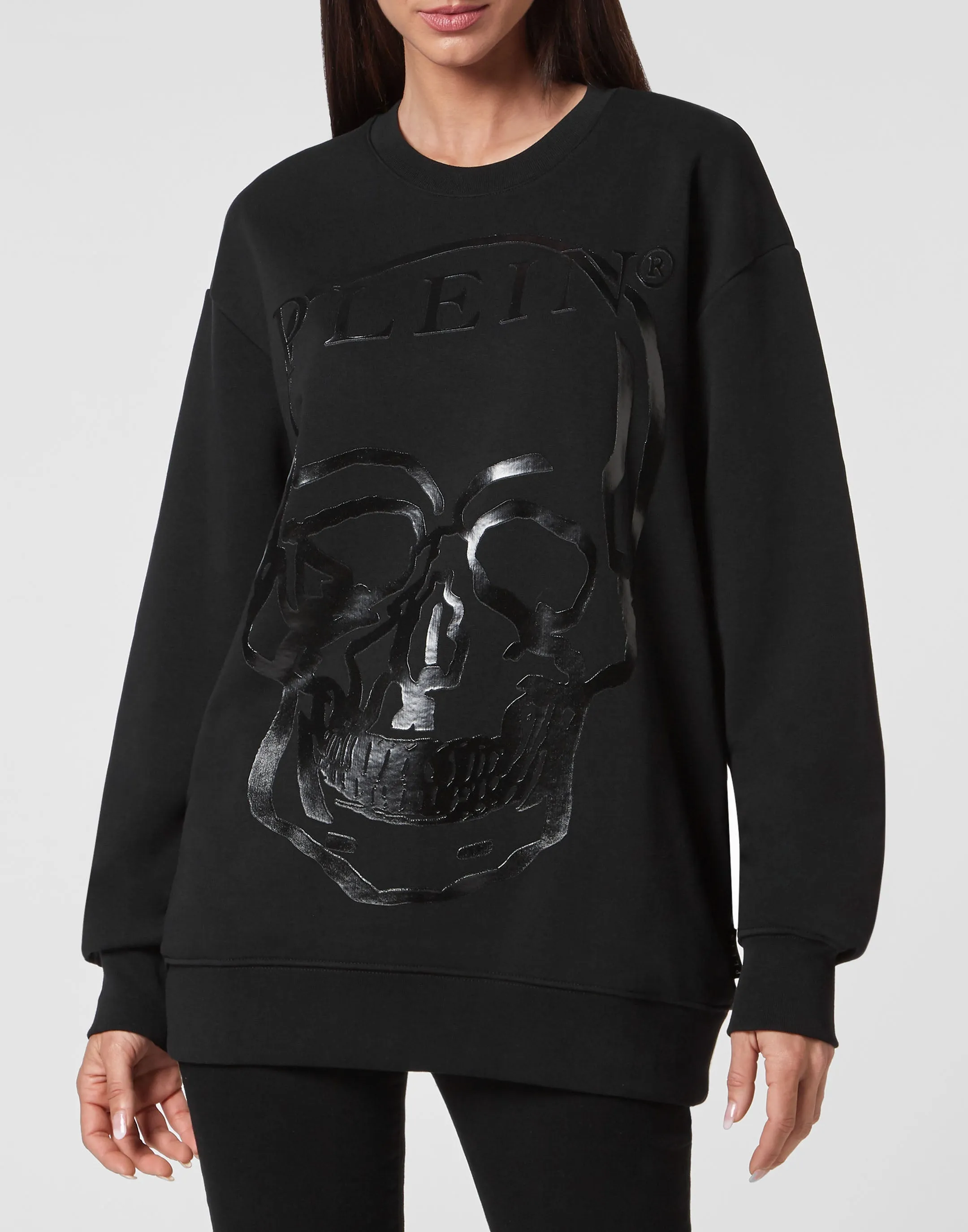 Sweatshirt LS Skull and Plein