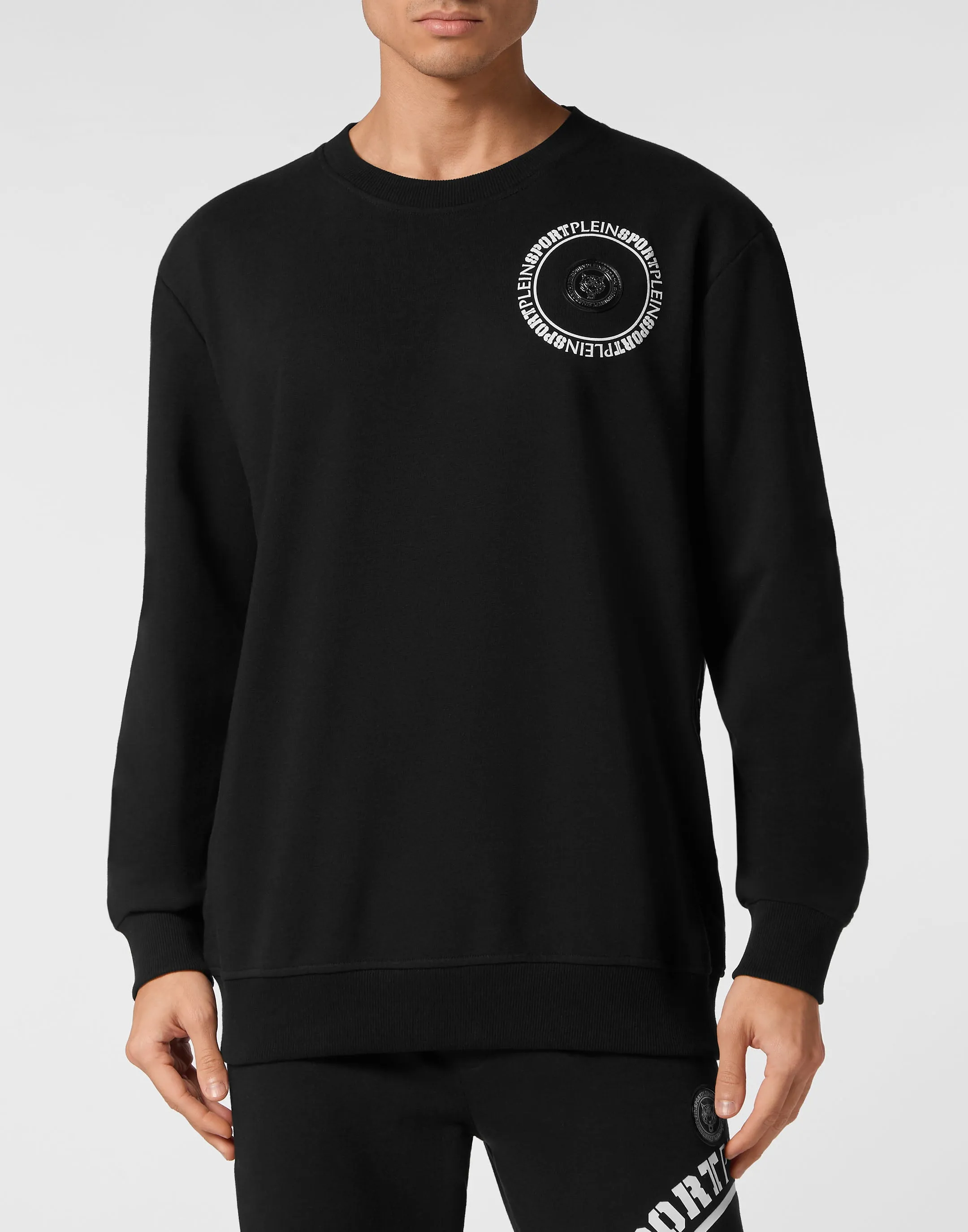 Sweatshirt Round Neck Carbon Tiger