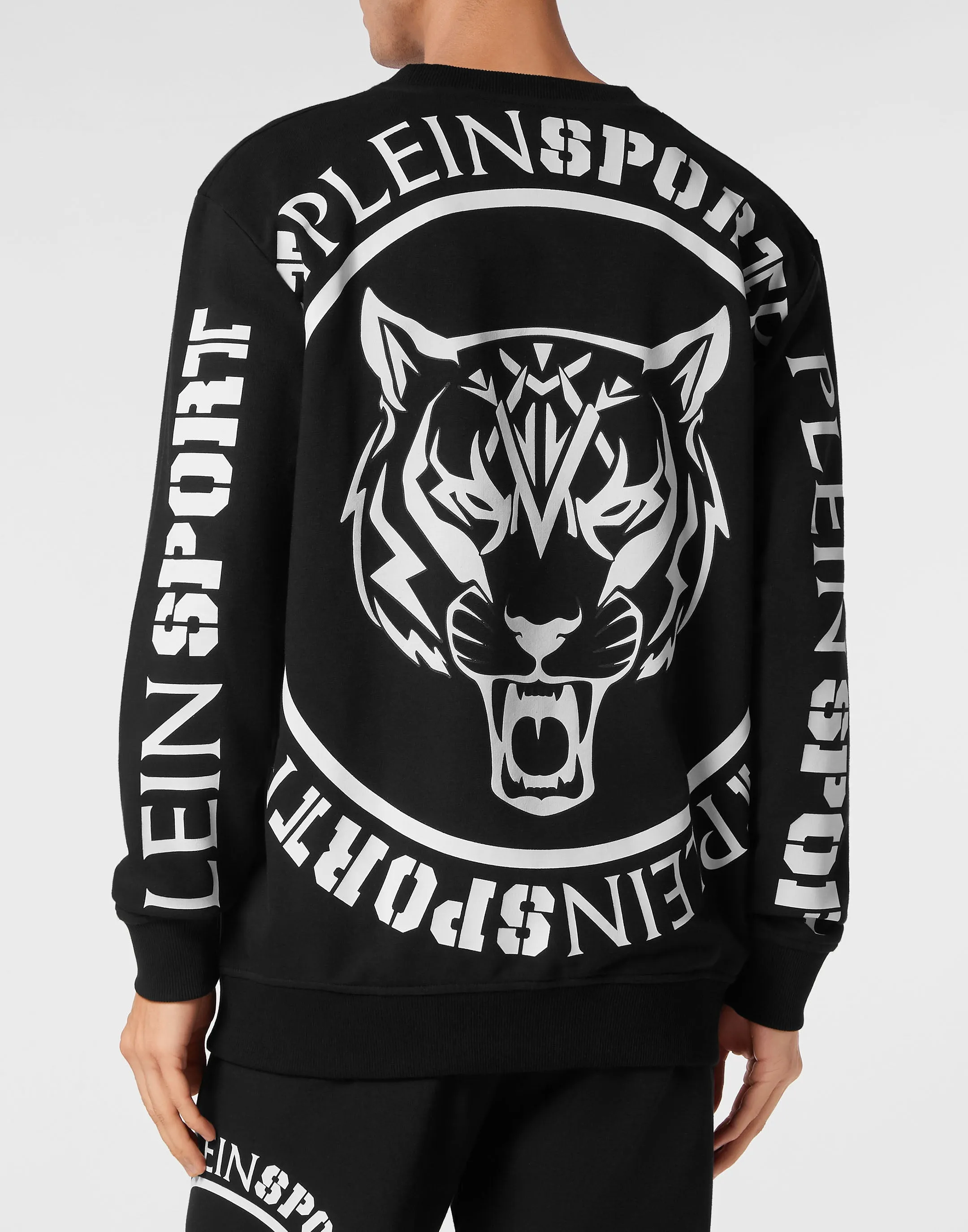 Sweatshirt Round Neck Carbon Tiger