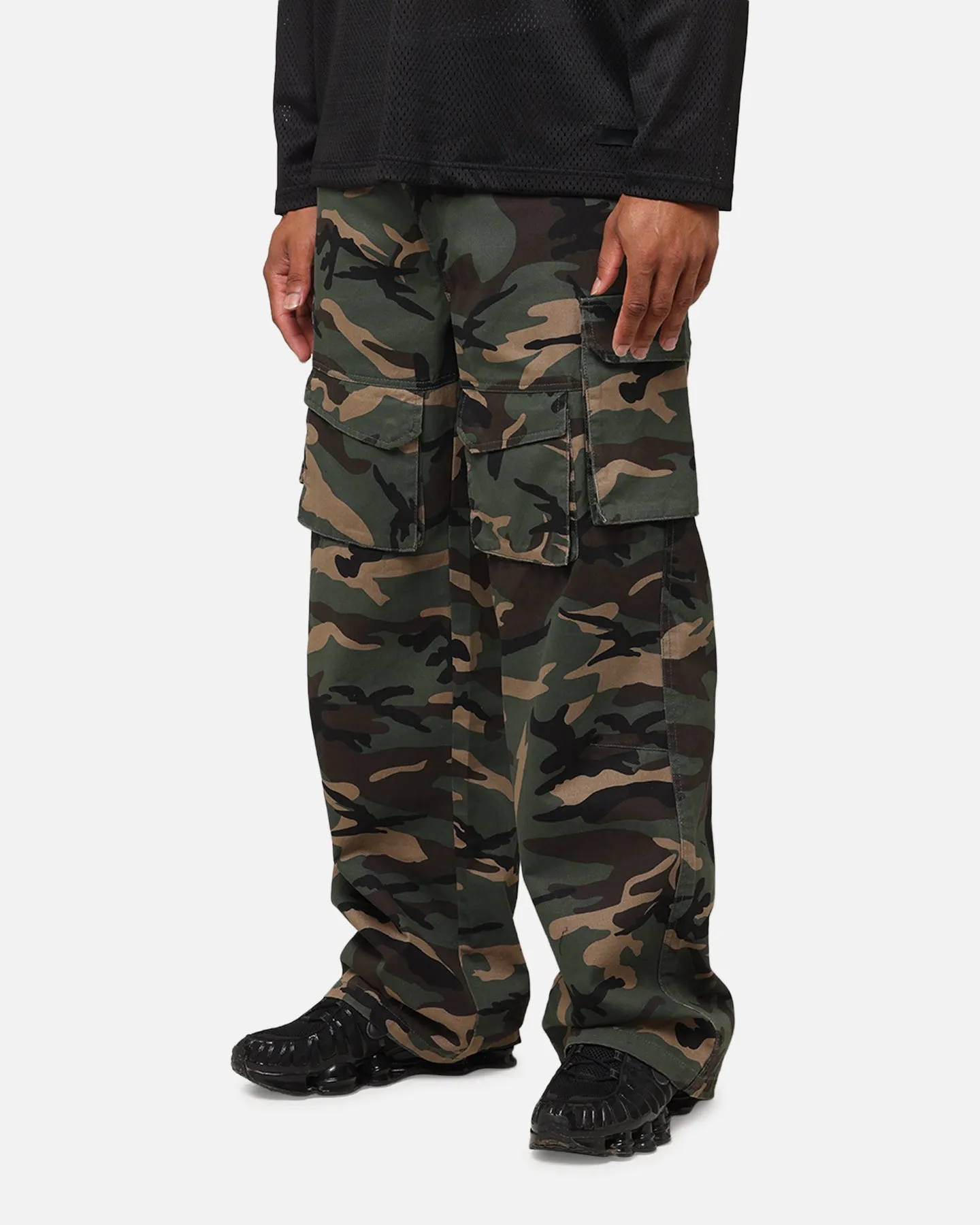 The Anti Order Artillery Baggy Cargo Pants  Woodland Camo
