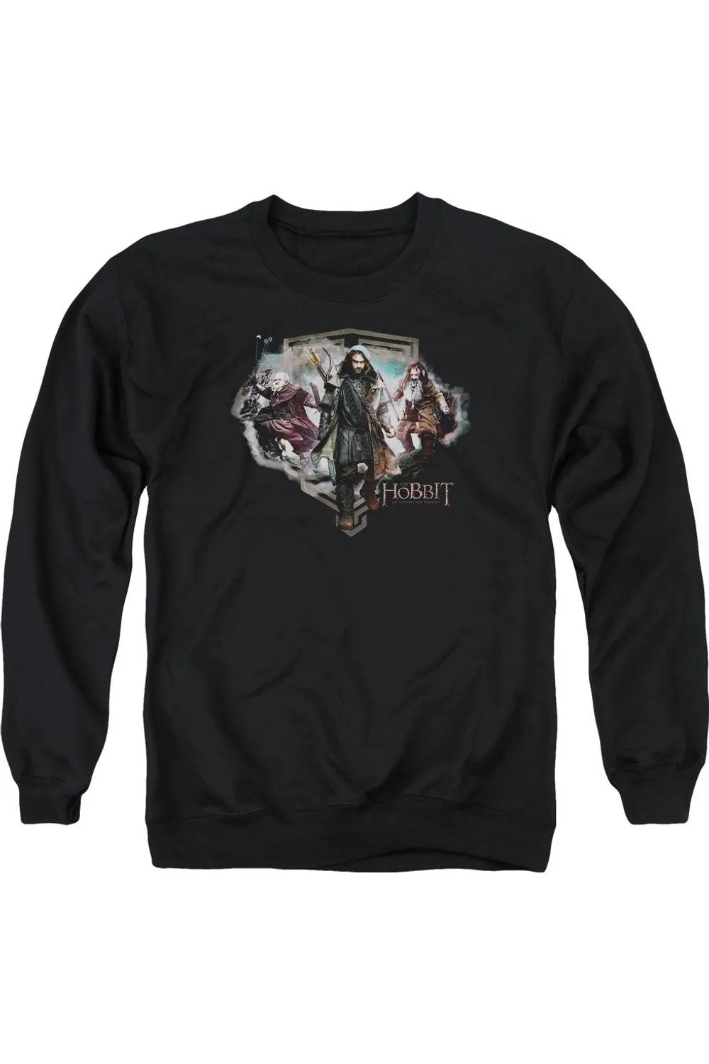 The Hobbit Three Dwarves Adult Crewneck Sweatshirt
