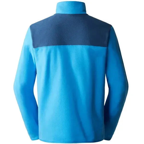The North Face TKA Glacier NF0A4AJDSV9 Men's Blue Mock Neck Sweatshirt NCL151