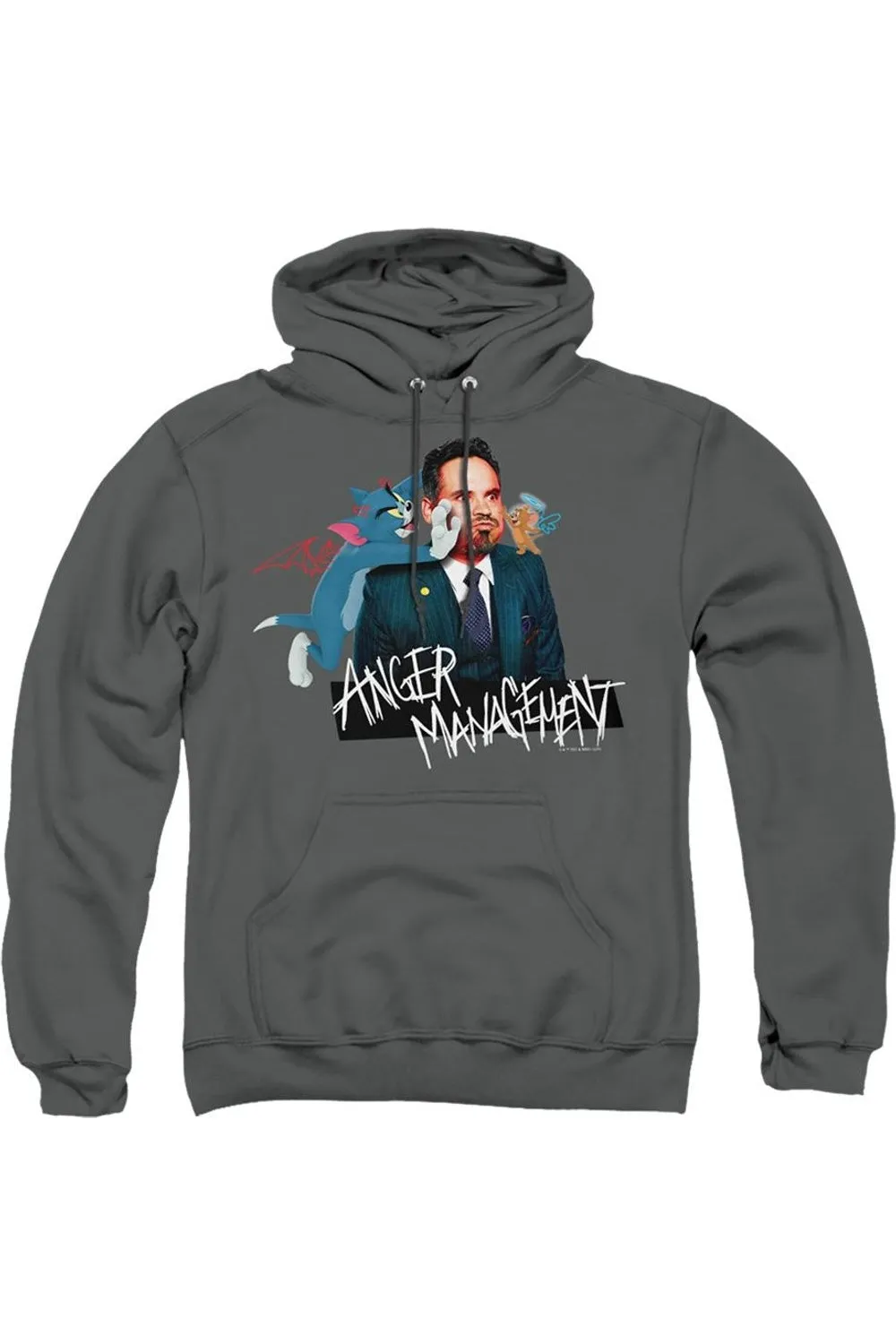 Tom And Jerry Movie Anger Management Adult Pull Over Hoodie / Hooded Sweatshirt
