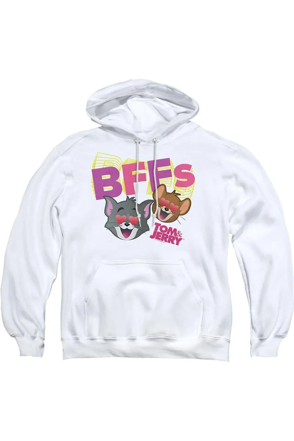 Tom And Jerry Movie Bffs Adult Pull Over Hoodie / Hooded Sweatshirt