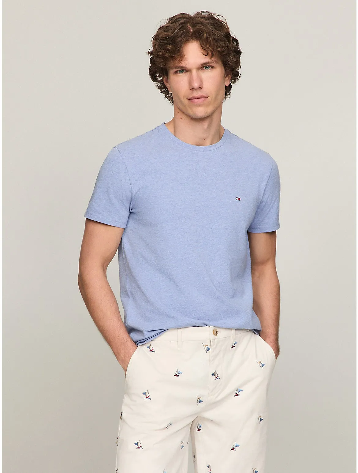 Tommy Hilfiger Men's Slim Fit Solid T-Shirt